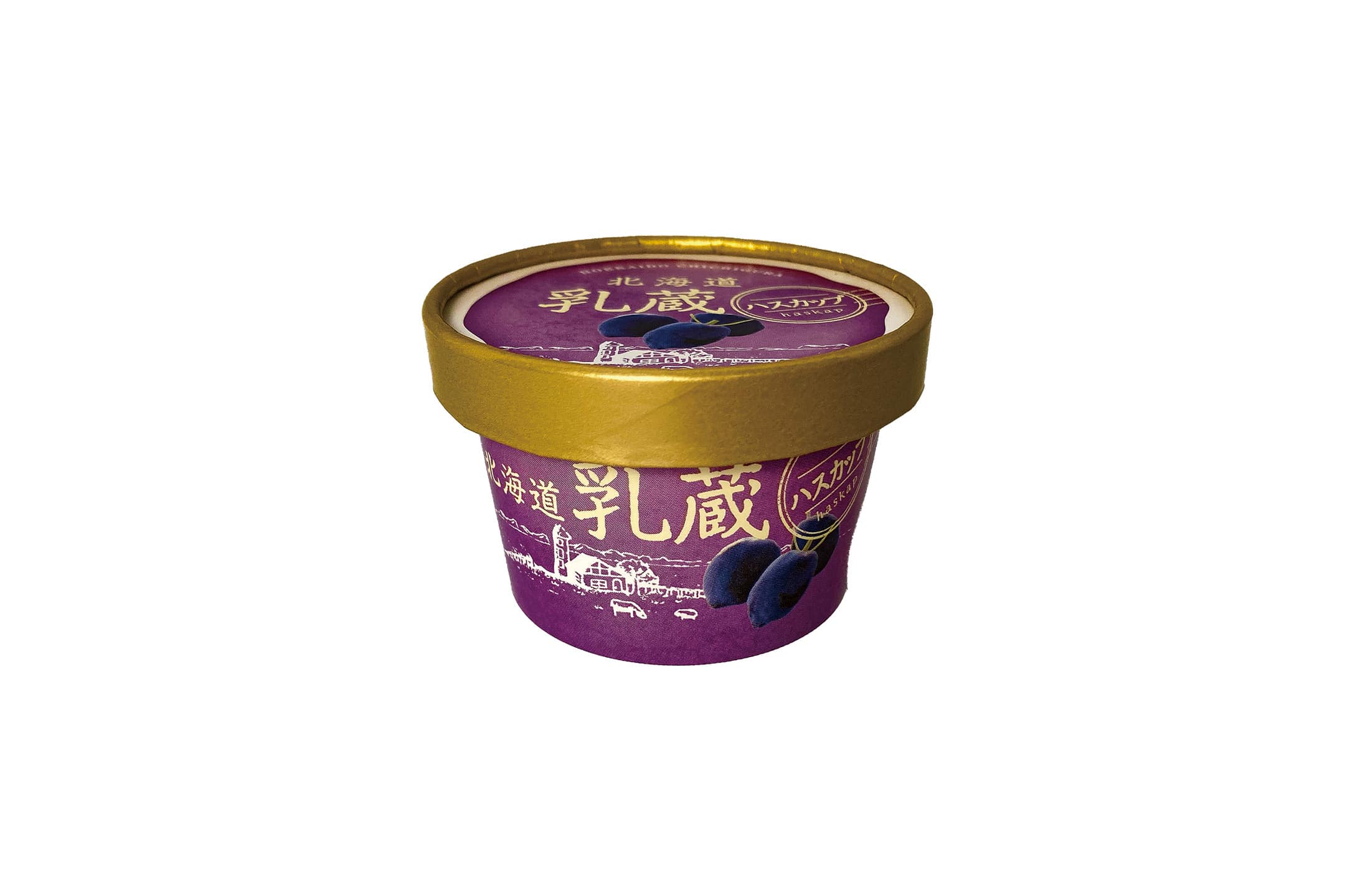 乳蔵北海道アイスクリーム 90ml　ハスカップ